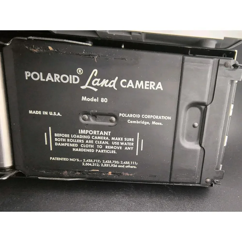 1950s Polaroid Highlander Model 80 Land Camera Outfit w/ Case, Flash, Manuals